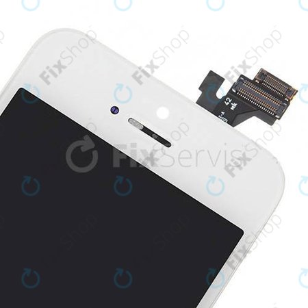 Apple iPhone 5 - LCD zaslon + steklo na dotik + okvir (White) TFT