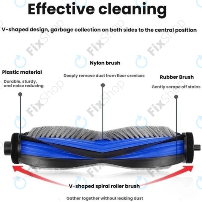 Ecovacs Deebot T50 Omni, T50 Pro Omni, T50 Max, T50 Max Pro Omni, T80 Omni - glavna krtača