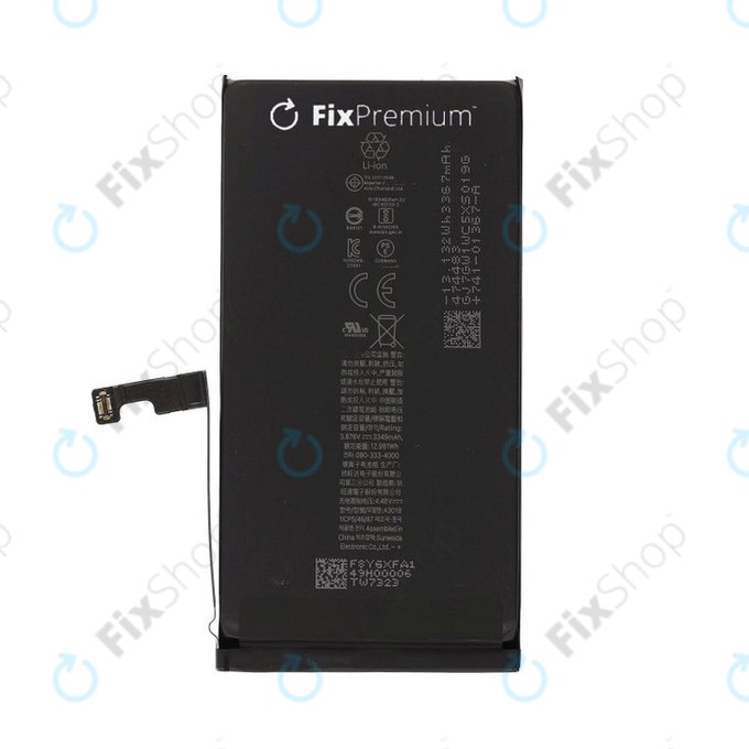 Baterija za iPhone 15, 3367mAh, DIAGNOSTIC