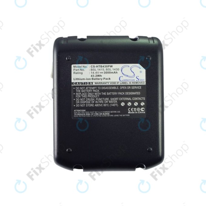 Baterija za Hitachi C 14dsl, Dv 14dbl, Wh 14dbl, 3000mAh, Li-Ion, 14.4V, BSL 1415, BSL 1430, HQ