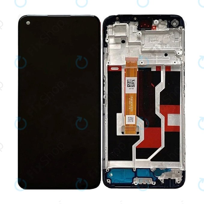 Realme 9i RMX3491 - LCD zaslon + steklo na dotik + okvir TFT