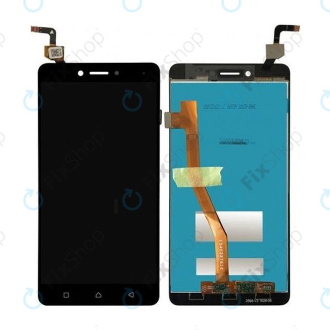 Lenovo K6 Note K53a48 - LCD zaslon + steklo na dotik (Black) TFT