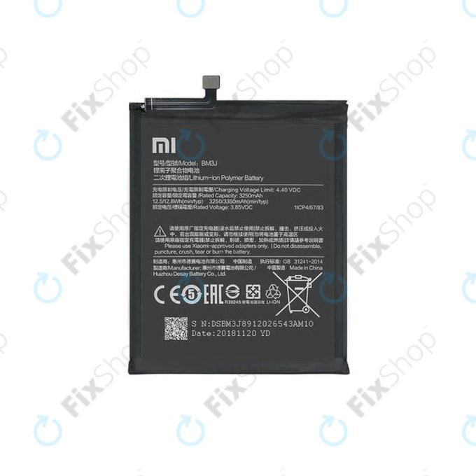 Xiaomi Mi 8 Lite - Baterija BM3J 3350mAh - 46BM3JA02018 Genuine Service Pack