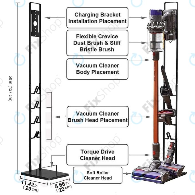 Dyson V-series, Outsize, Gen5detect, DC-series - stojalo