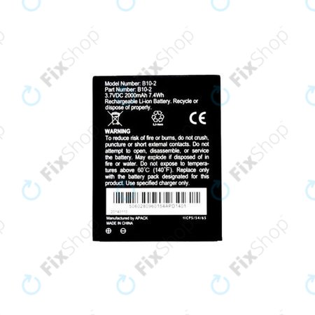 Caterpillar CAT B15 - Baterija B10-2 2000mAh