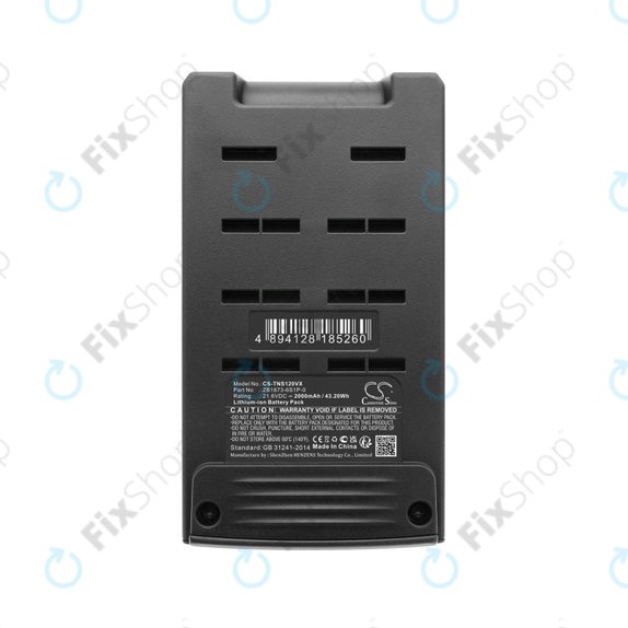 Baterija za Tineco P1, Pure One S12, 2000mAh, Li-Ion, 21.6V, ZB1873-6S1P-0, HQ