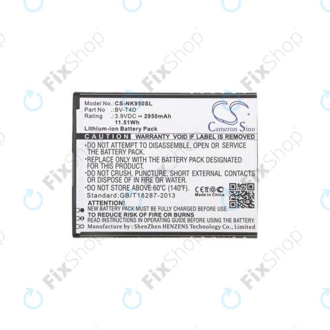 Microsoft Lumia 950 XL - Baterija BV-T4D 2950mAh HQ