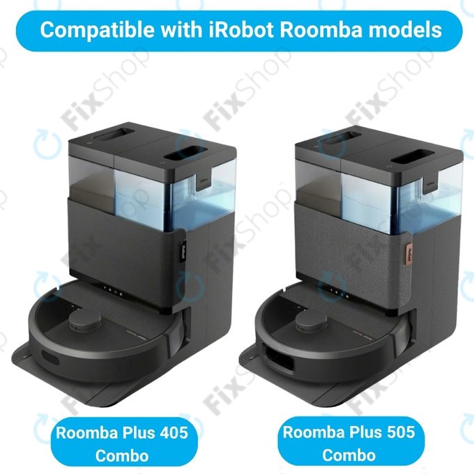 Komplet nadomestnih delov za iRobot Roomba Plus 405 Combo, 505 Combo (2x Glavna krtača, 4x Filter, 4x Stranska krtača)