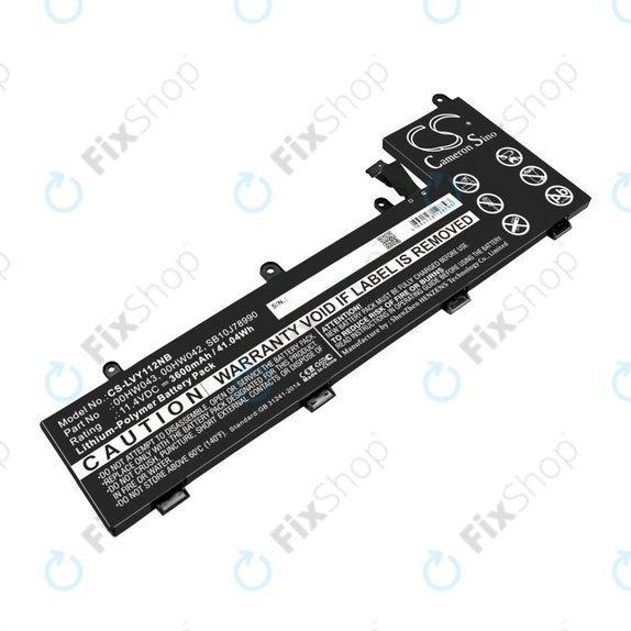 Baterija za Lenovo Yoga 11e, ThinkPad Yoga 11e ChromeBook 20, 3600mAh, Li-Pol, 11.4V, 00HW043, HQ