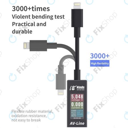 AV-Line - polnilni kabel za pametno zaznavanje (USB-C - USB-C)