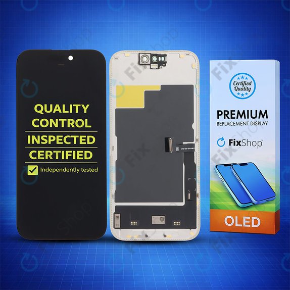 Apple iPhone 15 Pro - LCD zaslon + steklo na dotik + okvir Soft OLED FixPremium 120Hz
