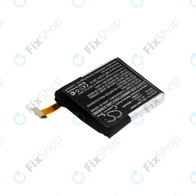 Baterija za LG W150, LG Watch Urbane, 400mAh, Li-Pol, 3.8V, BL-S3, HQ