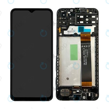 Samsung Galaxy A13 A135F - LCD zaslon + steklo na dotik + okvir (Black) - GH82-28508A, GH82-28653A Genuine Service Pack