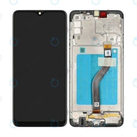 Samsung Galaxy A20s A207F - LCD zaslon + steklo na dotik + okvir (Black) - GH81-17774A Genuine Service Pack