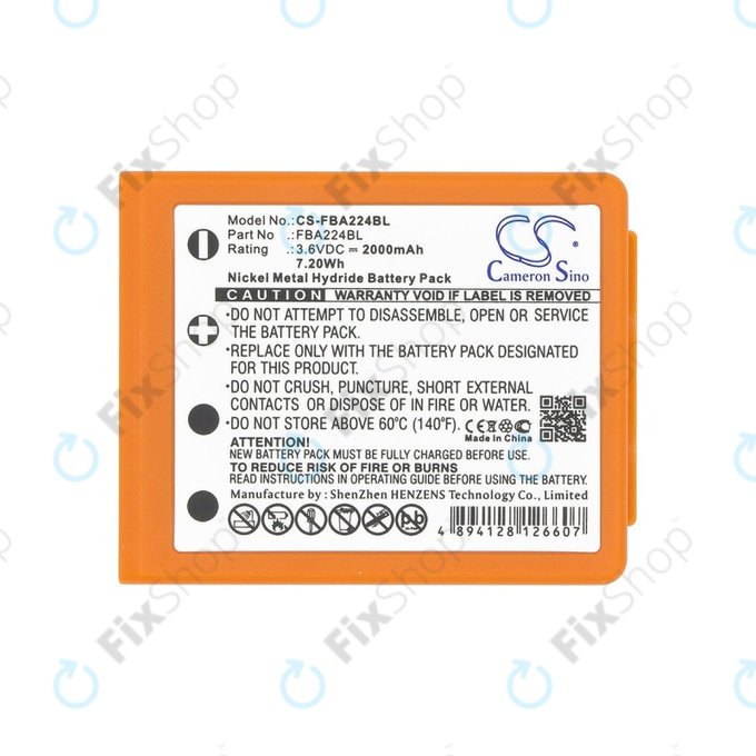 HBC Radiomatic Keynote, Linus 4, Micron 4, 5, 6, 7, Patrol D, Quadrix, Vector Pro - Baterija BA223000, BA223030, FUB6 2000mAh HQ