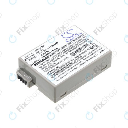 Baterija za Canon EOS 550D, 600D, LP-E8, Li-ion, 7.4V, 1120mAh, HQ