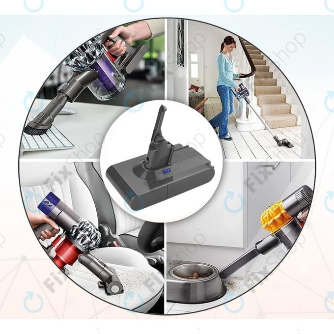 Dyson V8 - Baterija 215681, PM8-US-HFB1497A Li-Ion 21.6V 2500mAh