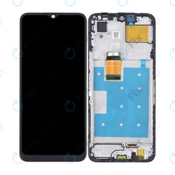 Honor X6 - LCD zaslon + steklo na dotik + okvir (Midnight Black) TFT