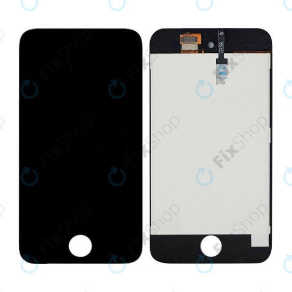 Apple iPod Touch (4th Gen) - LCD zaslon + steklo na dotik + okvir (Black) TFT