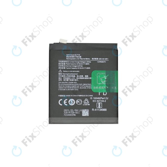 OnePlus 8 Pro - Baterija BLP759 4510mAh