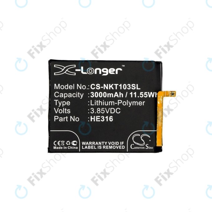 Nokia 6 - Baterija HE316 3000mAh HQ