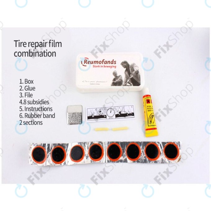 Praktični komplet za popravilo koles in skuterjev 6 v 1