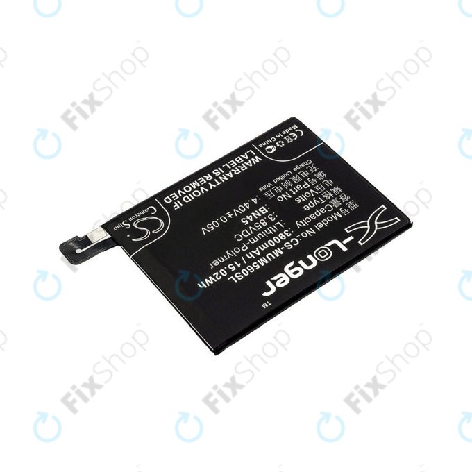 Baterija za Xiaomi Redmi Note 5, Redmi Note 5 Pro, 3900mAh, Li-Pol, 3.85 V, BN45, HQ
