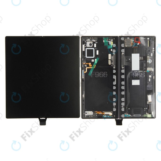 Samsung Galaxy Z Fold 7 F966B - LCD zaslon + steklo na dotik + okvir (Jetblack) - GH82-37548C Genuine Service Pack