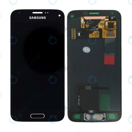 Samsung Galaxy S5 Mini G800F - LCD zaslon + steklo na dotik (Charcoal Black) - GH97-16147A Genuine Service Pack