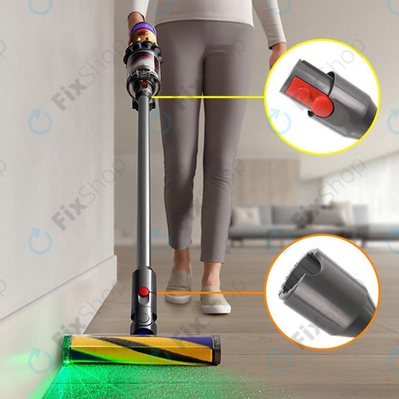 Dyson V12 - Sesalna palica (Srebrna)