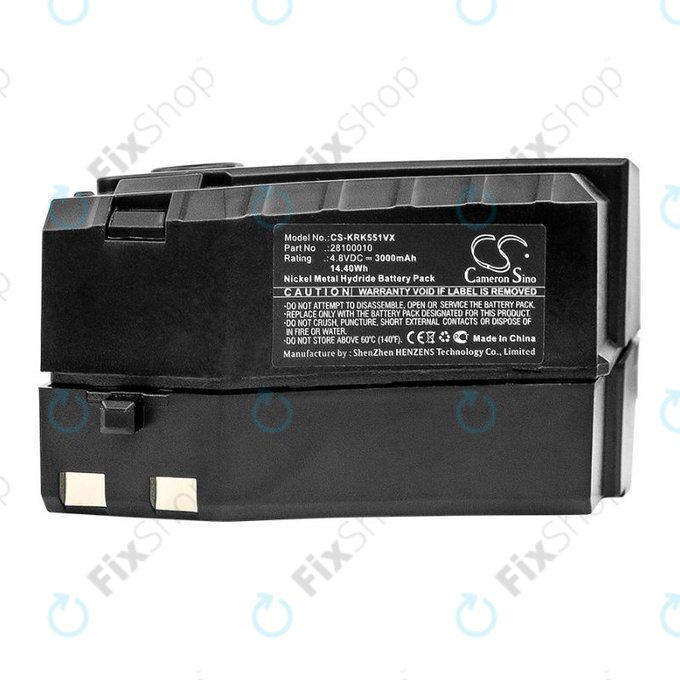 Kärcher KC55 - Baterija 6.654-118.0, 28100010 Ni-MH 4.8V 3000mAh HQ