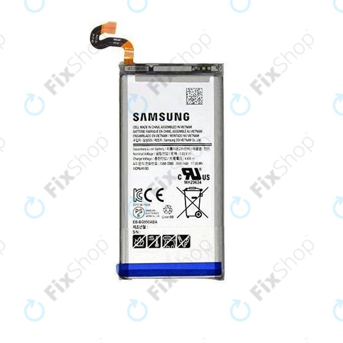 Samsung Galaxy S8 G950F - Baterija EB-BG950ABE 3000mAh - GH43-04729A, GH82-14642A Genuine Service Pack