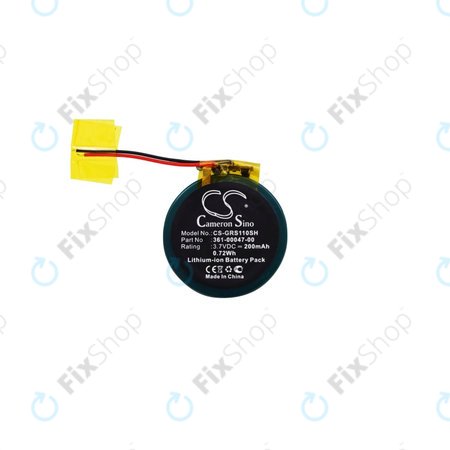 Baterija za Garmin Approach S1, S3, S4, Forerunner 110, 210, S1, 200mAh, Li-Ion, 3.7V, 361-00047-00, HQ