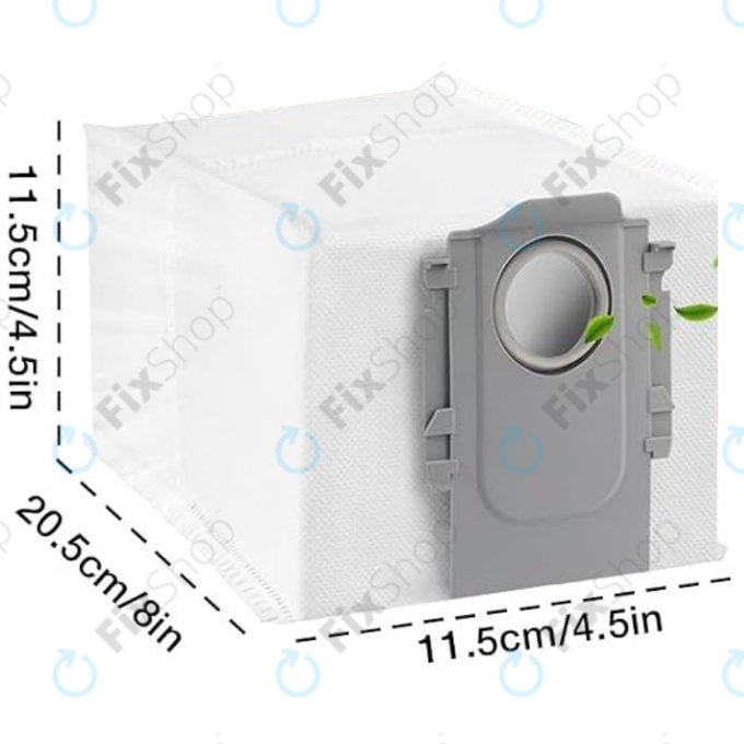 Xiaomi Roborock Qrevo Curv, Qrevo Edge, S8 MaxV Ultra, S8 Max Ultra, Saros 10, Saros 10R, QV-series - Vrečka za sesalnik