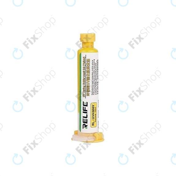 Relife RL-UVH900Y - UV utrjujoča spajkalna maska - 10ml (Rumena)