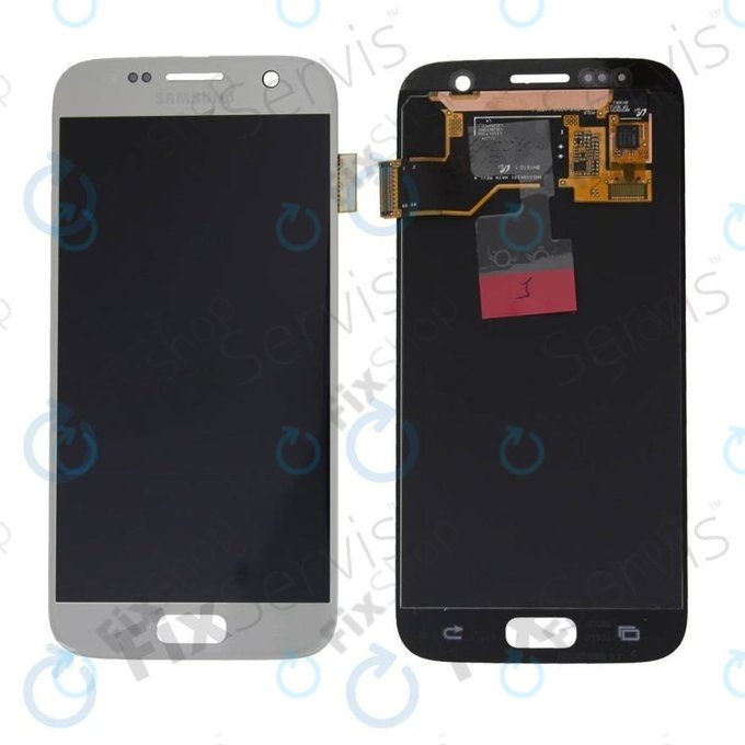 Samsung Galaxy S7 G930F - LCD zaslon + steklo na dotik (Black) - GH97-18523A, GH97-18761A, GH97-18757A Genuine Service Pack