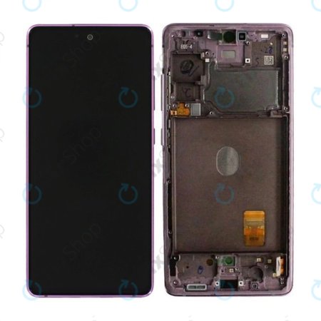 Samsung Galaxy S20 FE G780F - LCD zaslon + steklo na dotik + okvir (Cloud Lavender) - GH82-24219C, GH82-24220C, GH82-31328C, GH82-31329C Genuine Service Pack