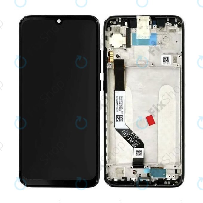 Xiaomi Redmi Note 7 M1901F7G M1901F7H - LCD zaslon + steklo na dotik + okvir (White) - 560460002033 Genuine Service Pack