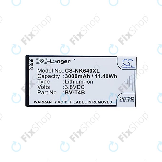Microsoft Lumia 640 XL - Baterija BV-T4B 3000mAh HQ