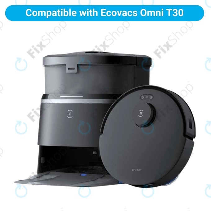 Komplet nadomestnih delov za Ecovacs Omni T30 (2x Glavna krtača, 4x Filter, 4x Stranska krtača, 8x Krpa za brisanje, 4x Vrečka za prah)