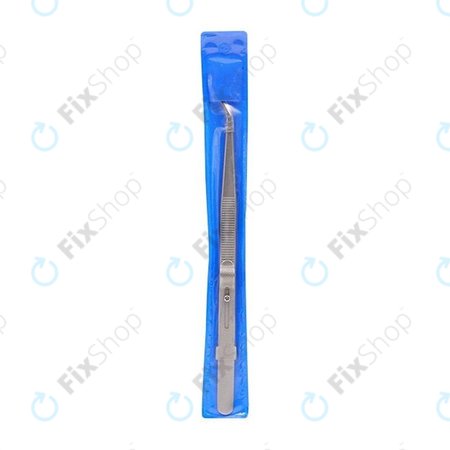 Profesionalna pinceta iz nerjavečega jekla - Ukrivljena konica (162mm)