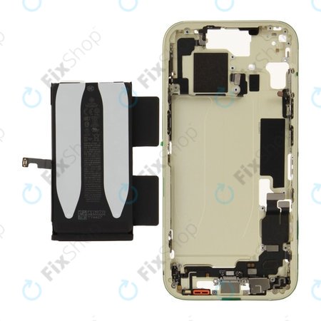 Srednji okvir z baterijo za iPhone 15 | Yellow | ZD076-00671 | Genuine Apple