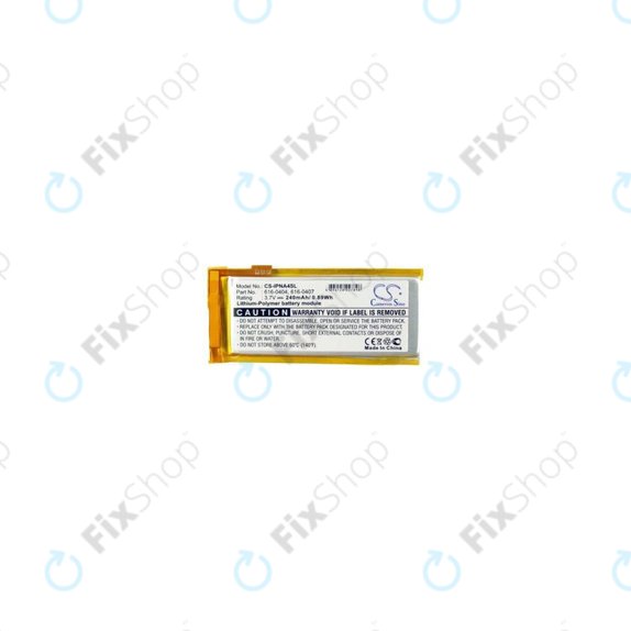 Apple iPod Nano (4th Gen) - Baterija 616-0405 240mAh HQ