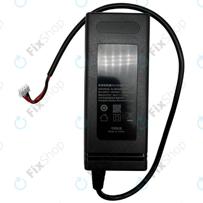 Polnilni adapter za Dreame Bot W10, BLJ65W200325P-C, 65W, 20V