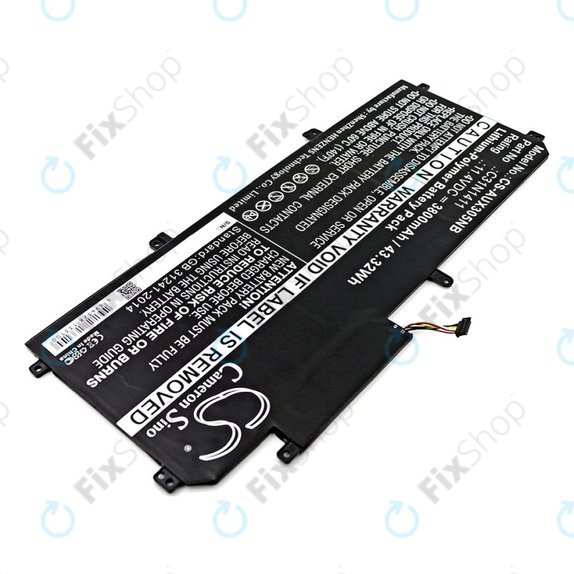 Baterija za Asus Zenbook UX305, 3800mAh, Li-Pol, 11.4V, C31N1411, HQ