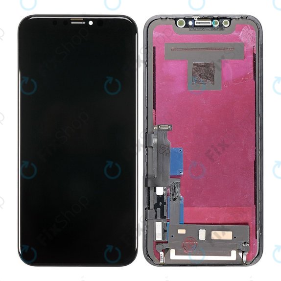 Zaslon za iPhone XR, Steklo na dotik z okvirjem