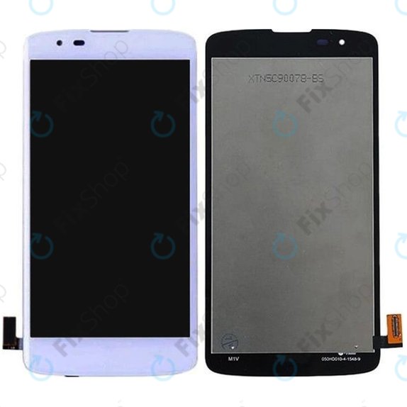 LG K8 K350N - LCD zaslon + steklo na dotik (White) TFT