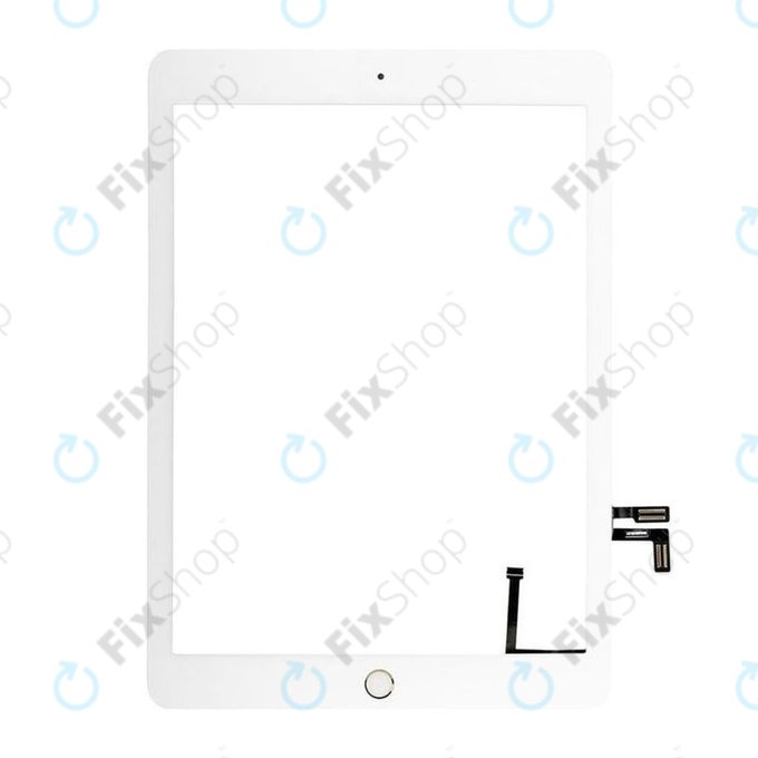 Apple iPad (5th Gen 2017) - Steklo na dotik + gumb Domov (Gold)