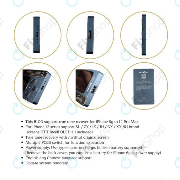 DLZ WIN - programator DL R100 True Tone Restore (iPhone 12-series)