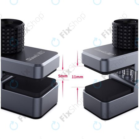 QianLi iClamp - aluminijasta objemka z gumijastim polnilom - razpon 11mm (4 kosi)